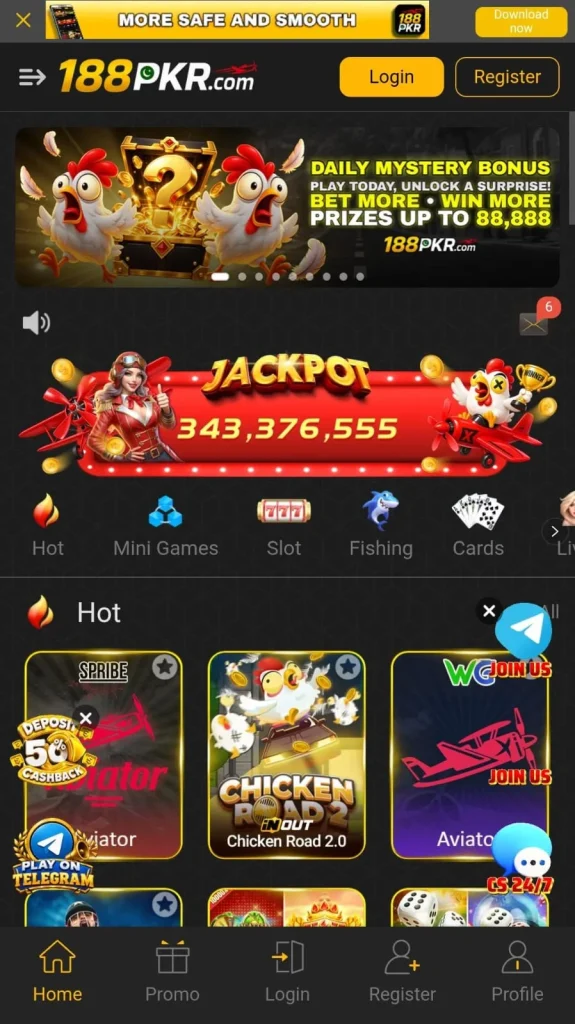 188PKR Game download